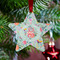 Exquisite Chintz Metal Star Ornament - Lifestyle