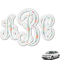 Exquisite Chintz Monogram Car Decal (Personalized)