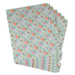 Exquisite Chintz Binder Tab Divider - Set of 6 (Personalized)