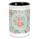 Exquisite Chintz Ceramic Pencil Holders - Black