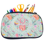 Exquisite Chintz Neoprene Pencil Case - Medium w/ Name and Initial