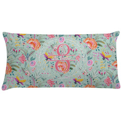 Exquisite Chintz Pillow Case - King w/ Name and Initial