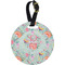 Exquisite Chintz Personalized Round Luggage Tag