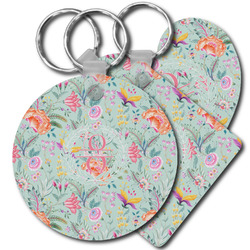 Exquisite Chintz Plastic Keychain (Personalized)