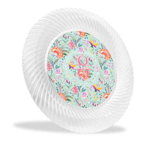 Custom Exquisite Chintz Plastic Party Dinner Plates - 10" (Personalized)