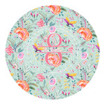 Exquisite Chintz Round Decal - Medium (Personalized)