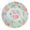 Exquisite Chintz Round Indoor Rug - Front/Main