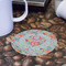 Exquisite Chintz Round Paper Coaster - Front