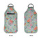 Exquisite Chintz Sanitizer Holder Keychain - Large APPROVAL (Flat)