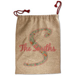 Exquisite Chintz Santa Sack - Front (Personalized)