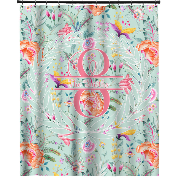 Custom Exquisite Chintz Extra Long Shower Curtain - 70"x84" (Personalized)