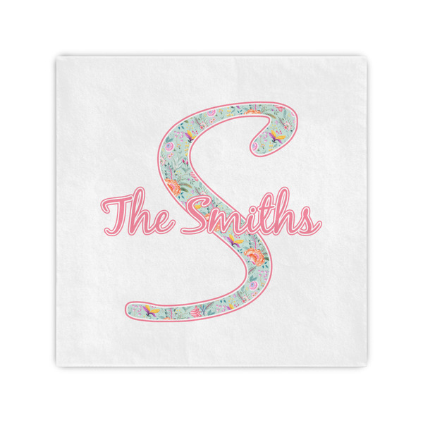 Custom Exquisite Chintz Cocktail Napkins (Personalized)