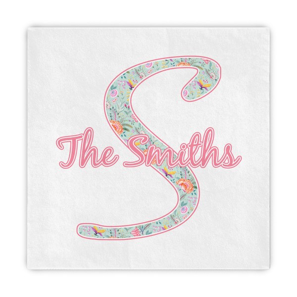 Custom Exquisite Chintz Standard Decorative Napkins (Personalized)