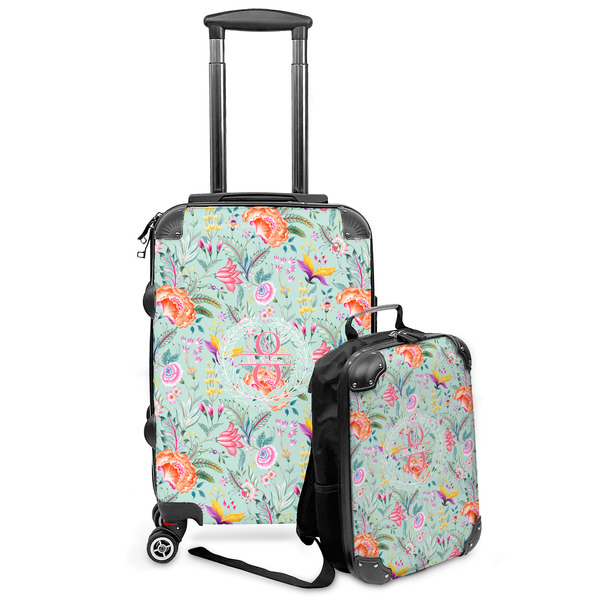 Custom Exquisite Chintz Kids 2-Piece Luggage Set - Suitcase & Backpack (Personalized)