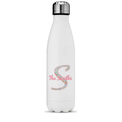 Exquisite Chintz Water Bottle - 17 oz. - Stainless Steel - Full Color Printing (Personalized)