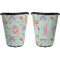 Exquisite Chintz Trash Can Black - Front and Back - Apvl