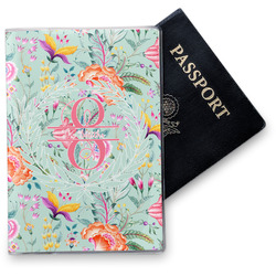 Exquisite Chintz Vinyl Passport Holder (Personalized)