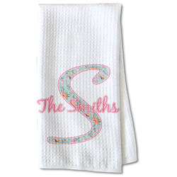 Exquisite Chintz Kitchen Towel - Waffle Weave - Partial Print (Personalized)