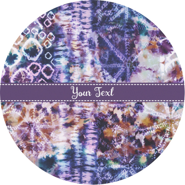 Custom Tie Dye Multipurpose Round Labels - 1" (Personalized)