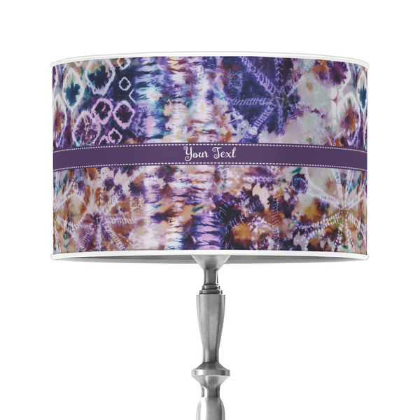 Custom Tie Dye 12" Drum Lamp Shade - Poly-film (Personalized)