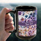 Tie Dye 15oz. Black Mug - LIFESTYLE