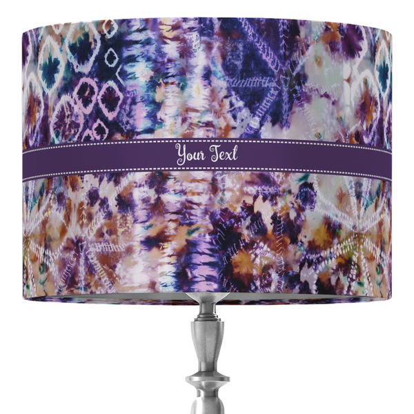 Custom Tie Dye 16" Drum Lamp Shade - Fabric (Personalized)