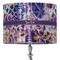 Tie Dye 16" Drum Lampshade - ON STAND (Fabric)