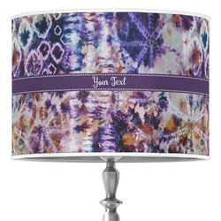 Tie Dye 16" Drum Lamp Shade - Poly-film (Personalized)