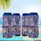 Tie Dye 16oz Can Sleeve - Set of 4 - LIFESTYLE