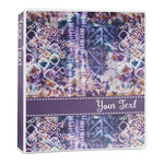 Tie Dye 3-Ring Binder - 1 inch (Personalized)