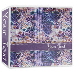 Tie Dye 3-Ring Binder - 3 inch (Personalized)