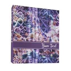 Tie Dye 3 Ring Binder - Full Wrap - 1" (Personalized)