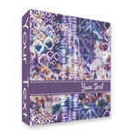 Tie Dye 3 Ring Binder - Full Wrap - 2" (Personalized)