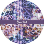 Tie Dye Multipurpose Round Labels - 5" (Personalized)