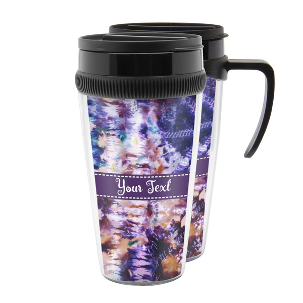 Custom Tie Dye Acrylic Travel Mug (Personalized)