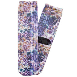 Tie Dye Adult Crew Socks