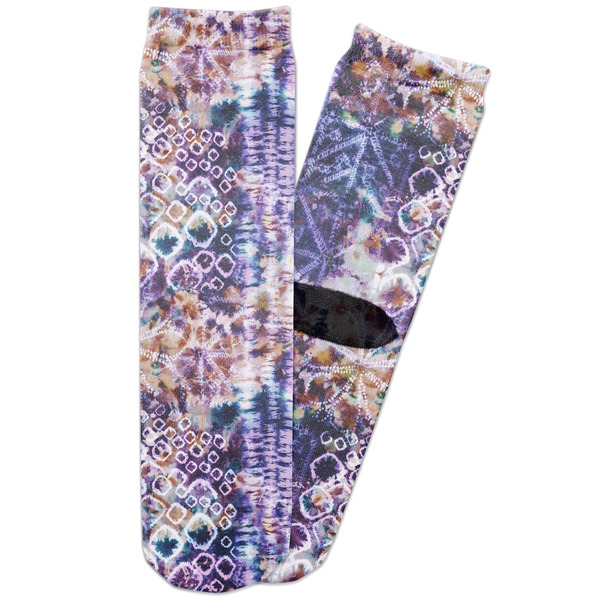 Custom Tie Dye Adult Crew Socks