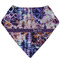 Tie Dye Bandana Folded Flat