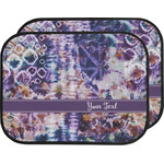 Tie Dye Car Floor Mats (Back Seat) (Personalized)