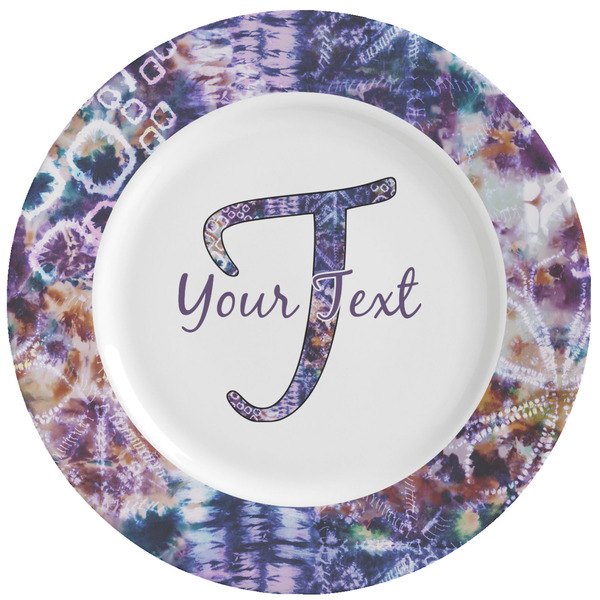 Custom Tie Dye Ceramic Dinner Plates (Set of 4)