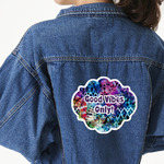 Tie Dye Large Custom Shape Patch - 2XL (Personalized)