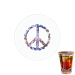 Tie Dye Printed Drink Topper - 1.5"