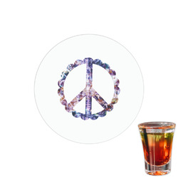 Tie Dye Printed Drink Topper - 1.5"