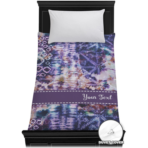 Custom Tie Dye Duvet Cover - Twin (Personalized)