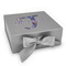 Tie Dye Gift Boxes with Magnetic Lid - Silver - Front