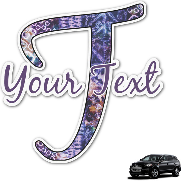 Custom Tie Dye Graphic Car Decal