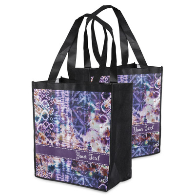 tie dye reusable grocery bag