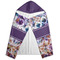 Tie Dye Hooded Towel - Folded