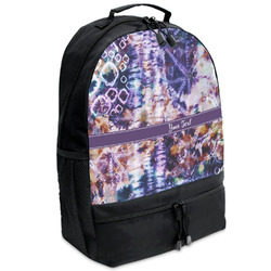 Tie Dye Backpacks - Black (Personalized)