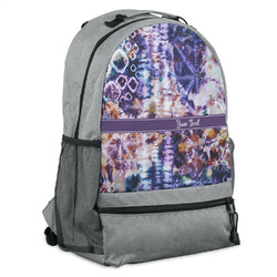 Tie Dye Backpack - Grey (Personalized)